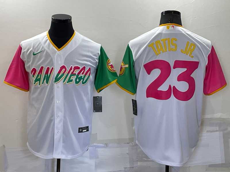 San Diego Padres #23 Fernando Tatis Jr White 2022 City Connect Cool Base Stitched Jersey,We sell and wholesale San Diego Padres #23 Fernando Tatis Jr White 2022 City Connect Cool Base Stitched Jersey on line form chian!
